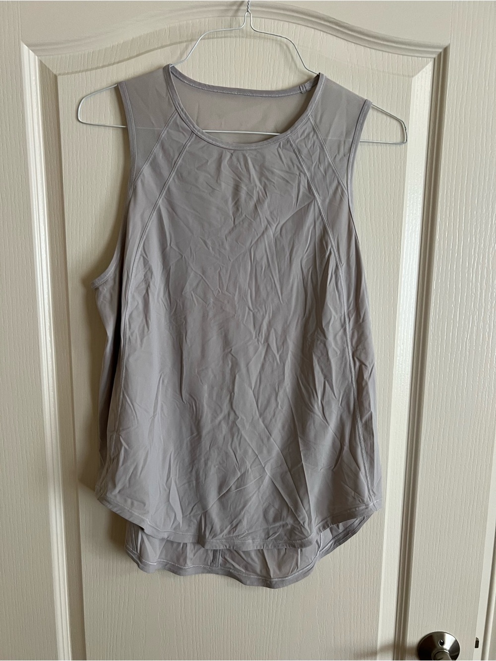 lululemon athletica Light Gray Sleeveless Athletic Tank